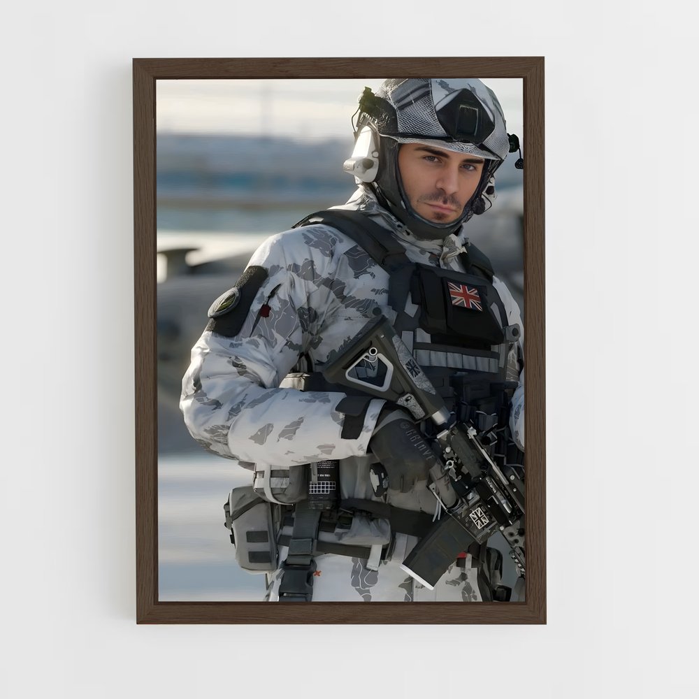Poster Commandant Soap – affiche Call of Duty (vue 5)